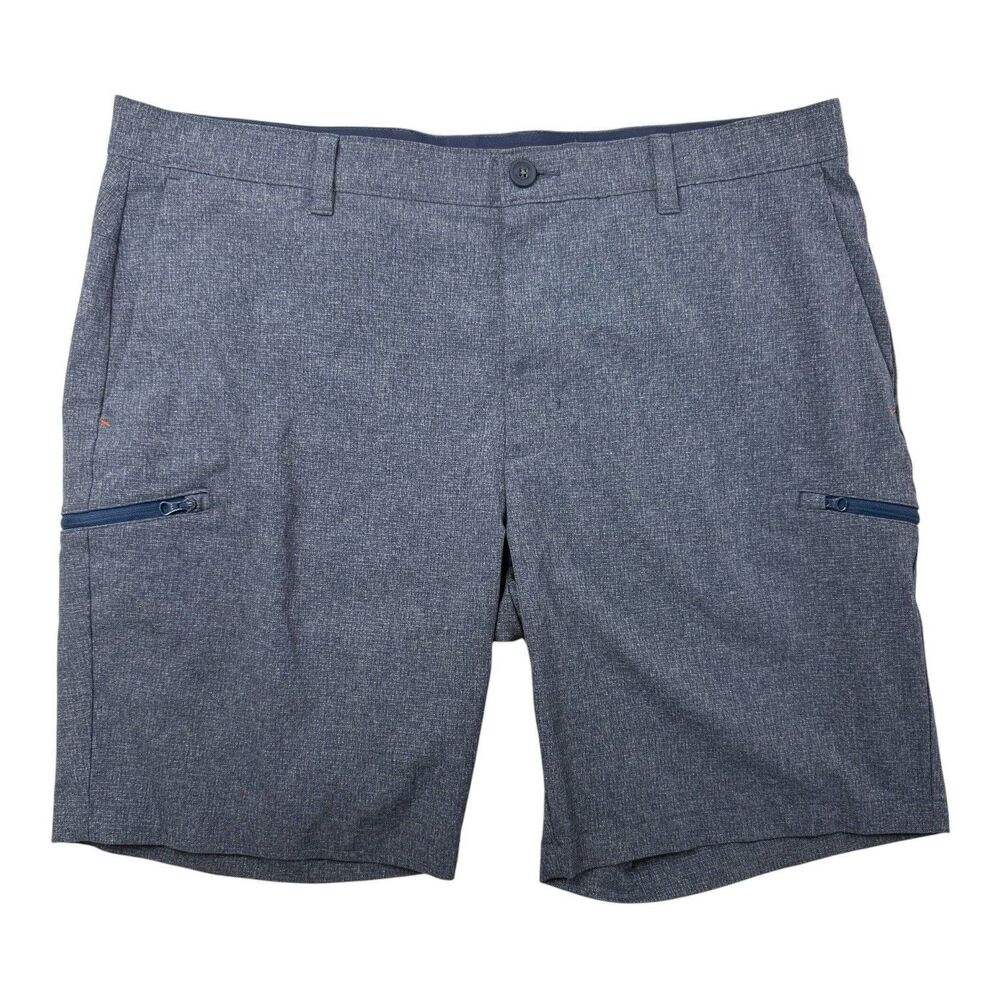 Tommy Bahama Coast Cargo Shorts Men 38 Blue Island Zone Performance 9" Golf